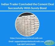 Indian Trader Signed their Deal with Surety Bond